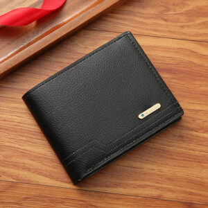Soft Leather Multi-Card Slot Wallet – Compact & Stylish Small Wallet for Men