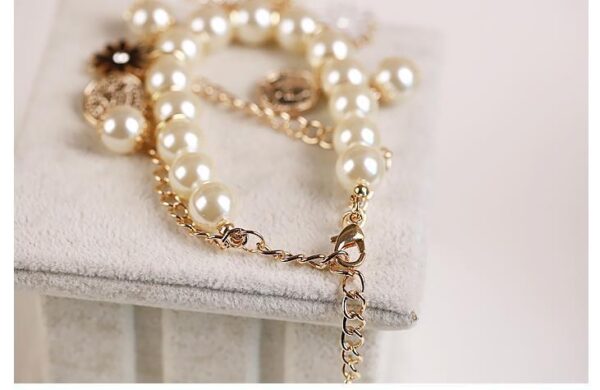 Pearl Flower Bracelet Jewelry - Image 5