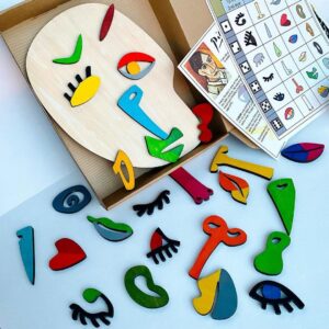 Wooden Montessori Puzzle  Hands-On Learning Game for Toddlers & Children