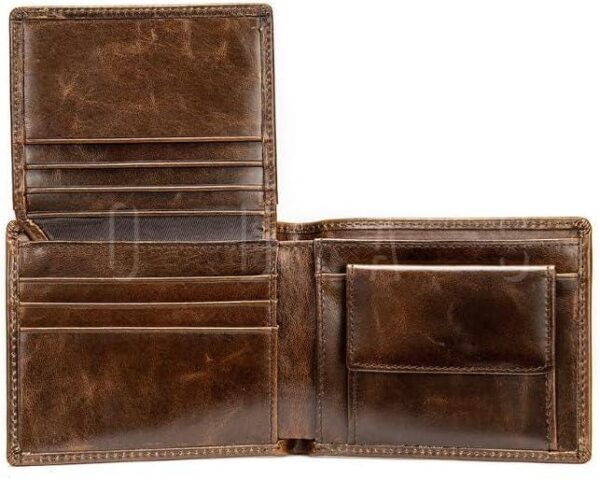 Genuine Leather Bifold Wallets for Men