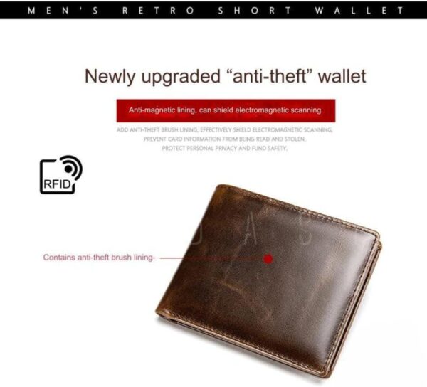 Genuine Leather Bifold Wallets for Men - Image 7
