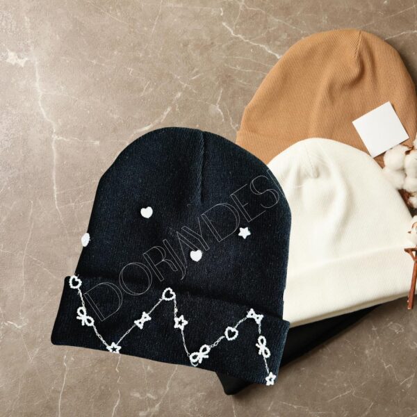Not So Boring Handmade Beanie - Image 3