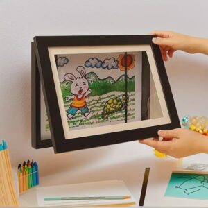 Artwork Picture Display And Kids Drawing Storage