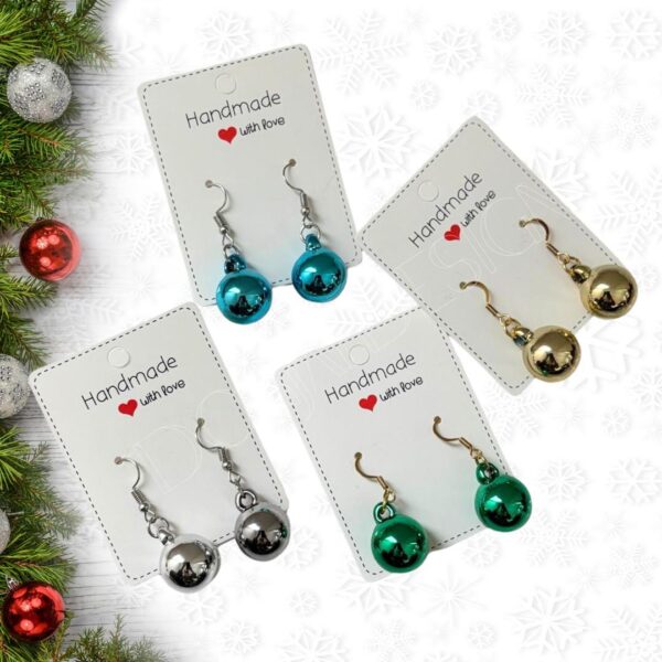 Christmas Mini Ornament Holiday Earrings - Image 7