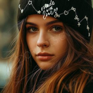 Alternative view of Not So Boring Handmade Beanie