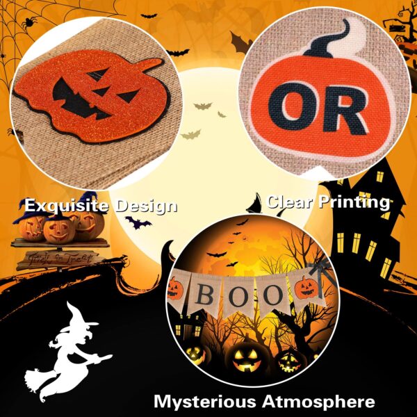 Burlap Halloween Banner - Image 2