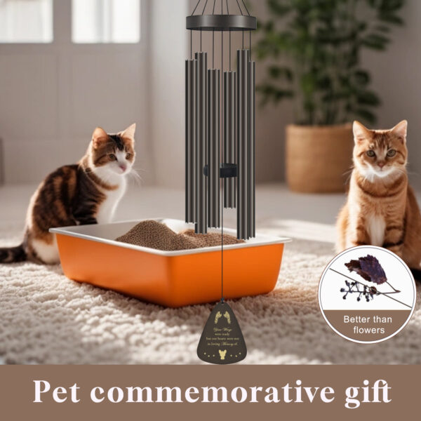 Pet Memorial Wind Chime Gift for Loss of Dog or Cat - Image 5