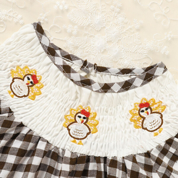 Baby Girls Thanksgiving Dress - Image 5