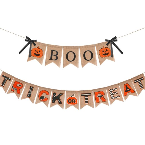 Burlap Halloween Banner - Image 6