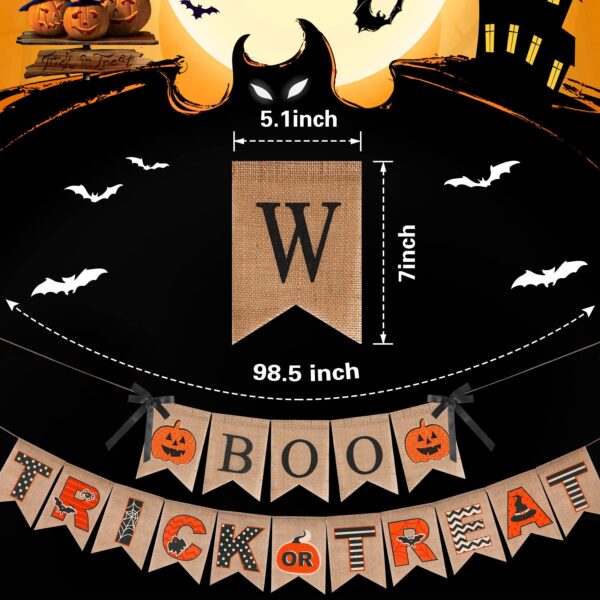 Burlap Halloween Banner - Image 4
