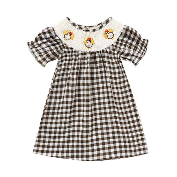 Baby Girls Thanksgiving Dress - Image 3