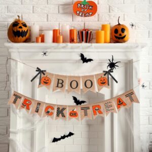Burlap Halloween Banner