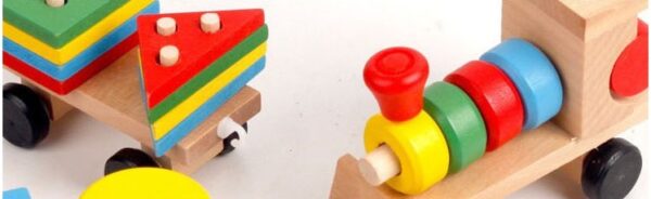 Wooden Train Children's Educational Toys - Image 3