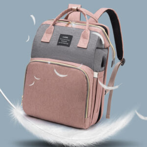 Alternative view of New Mummy Baby Crib Backpack Large Capacity Out Milk Insulated Bag Women