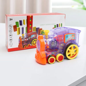 Alternative view of Domino Train Toys Baby Toys Car Puzzle Automatic Release Licensing Electric Building Blocks Train Toy