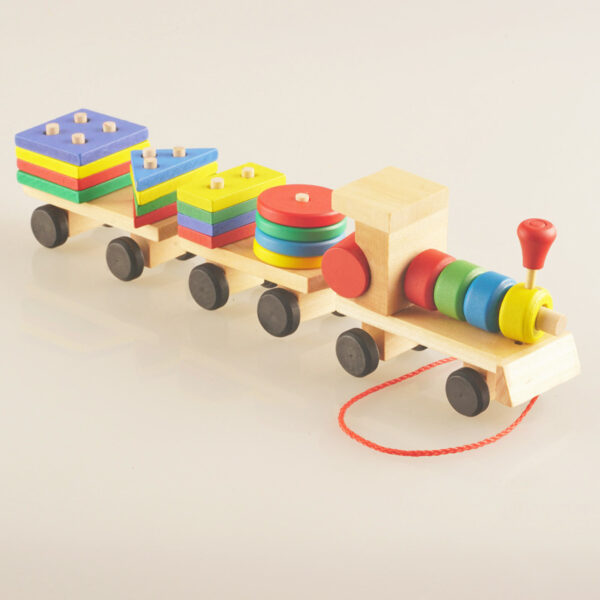 Wooden Train Children's Educational Toys - Image 6